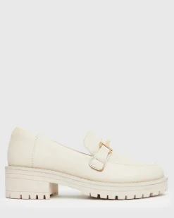 Women Betts Loafers|Leather^AGATHA Leather Heeled Loafers