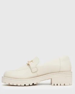 Women Betts Loafers|Leather^AGATHA Leather Heeled Loafers