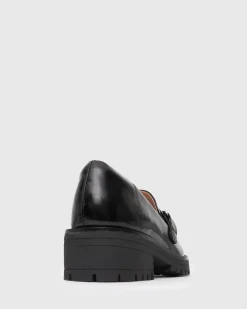 Women Betts Loafers|Leather^AGATHA Leather Heeled Loafers