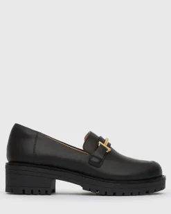 Women Betts Loafers|Leather^AGATHA Leather Heeled Loafers