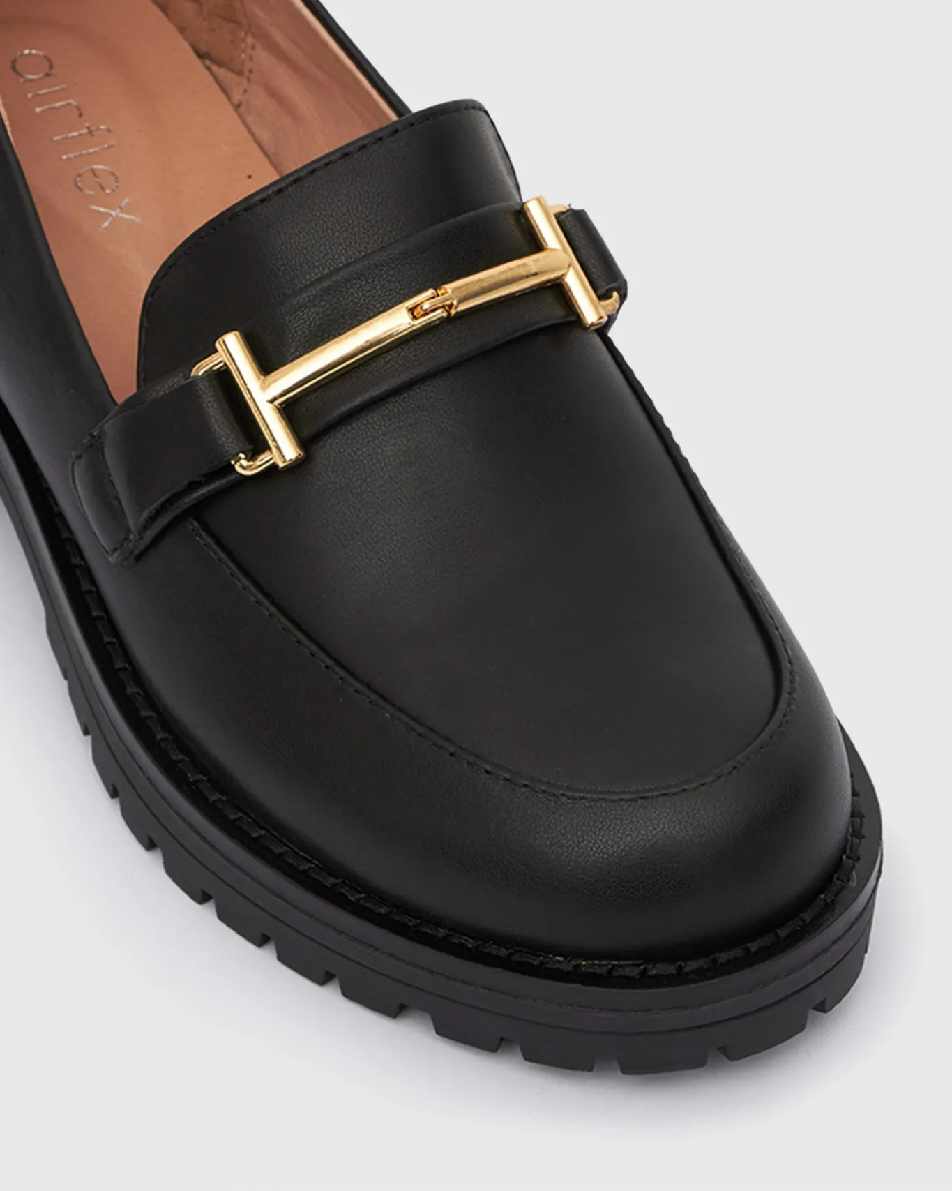 Women Betts Loafers|Leather^AGATHA Leather Heeled Loafers