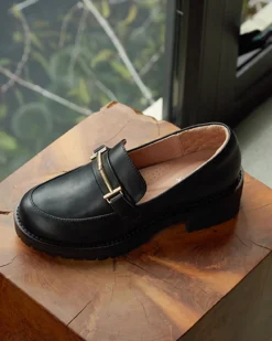 Women Betts Loafers|Leather^AGATHA Leather Heeled Loafers