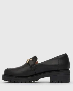 Women Betts Loafers|Leather^AGATHA Leather Heeled Loafers