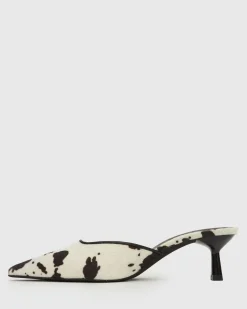 Women Betts Pumps|Low-Mid^AMALIE Pointed Toe Stiletto Mules