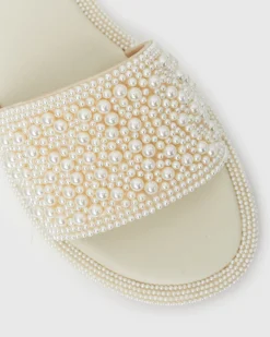 Women Betts Sandals|Flats^APOLLO Pearl Embellished Slides
