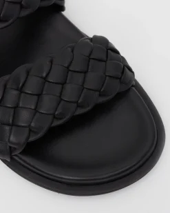 Women Betts Sandals|Flats^ATHENA Woven Leather Footbed Slides