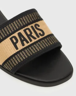 Women Betts Sandals|Flats^BONJOUR Square Toe Embroided Flats