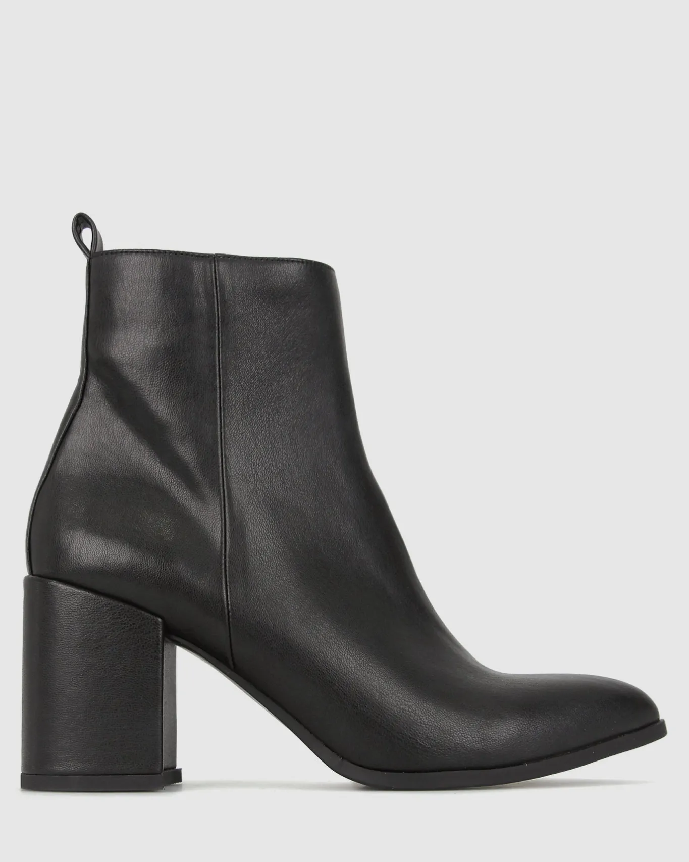 Women Betts Ankle Boots^CHIA Vegan Point Toe Block Heel Boots