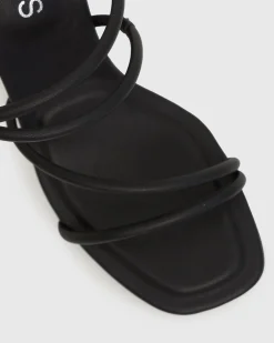 Women Betts Block|High^CLEOPATRA High-Heeled Strappy Mules