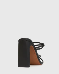Women Betts Block|High^CLEOPATRA High-Heeled Strappy Mules