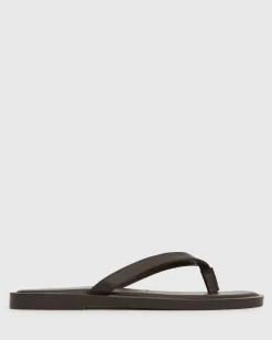 Women Betts Sandals|Flats^CRUSH Leather Thong Sandals