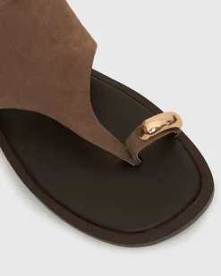 Women Betts Sandals|Flats^DOLPHIN Leather Thong Sandals