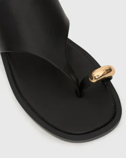 Women Betts Sandals|Flats^DOLPHIN Leather Thong Sandals