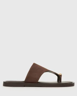 Women Betts Sandals|Flats^DOLPHIN Leather Thong Sandals