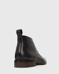 Betts Dress|Leather^EAST Lace-Up Leather Boots