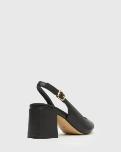 Women Betts Pumps|Block^EMERY Slingback Mid-Block Heeled Pumps