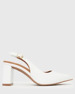 Women Betts Pumps|Bridal^FLOUNDER Pointy Toe Slingback Pumps
