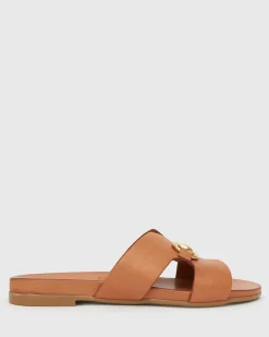 Women Betts Sandals|Flats^FOXY Buckle Leather Slide Sandals
