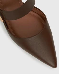 Women Betts Pumps|Block^FREDDIE Vegan Point Toe Mules