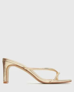 Women Betts Bridal|Block^GIGI Square Toe Heeled Mules