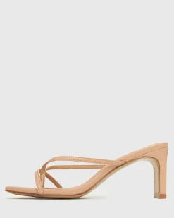 Women Betts Block|Low-Mid^GIGI Square Toe Heeled Mules