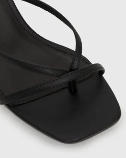 Women Betts Block|Low-Mid^GIGI Square Toe Heeled Mules
