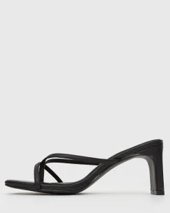 Women Betts Block|Low-Mid^GIGI Square Toe Heeled Mules