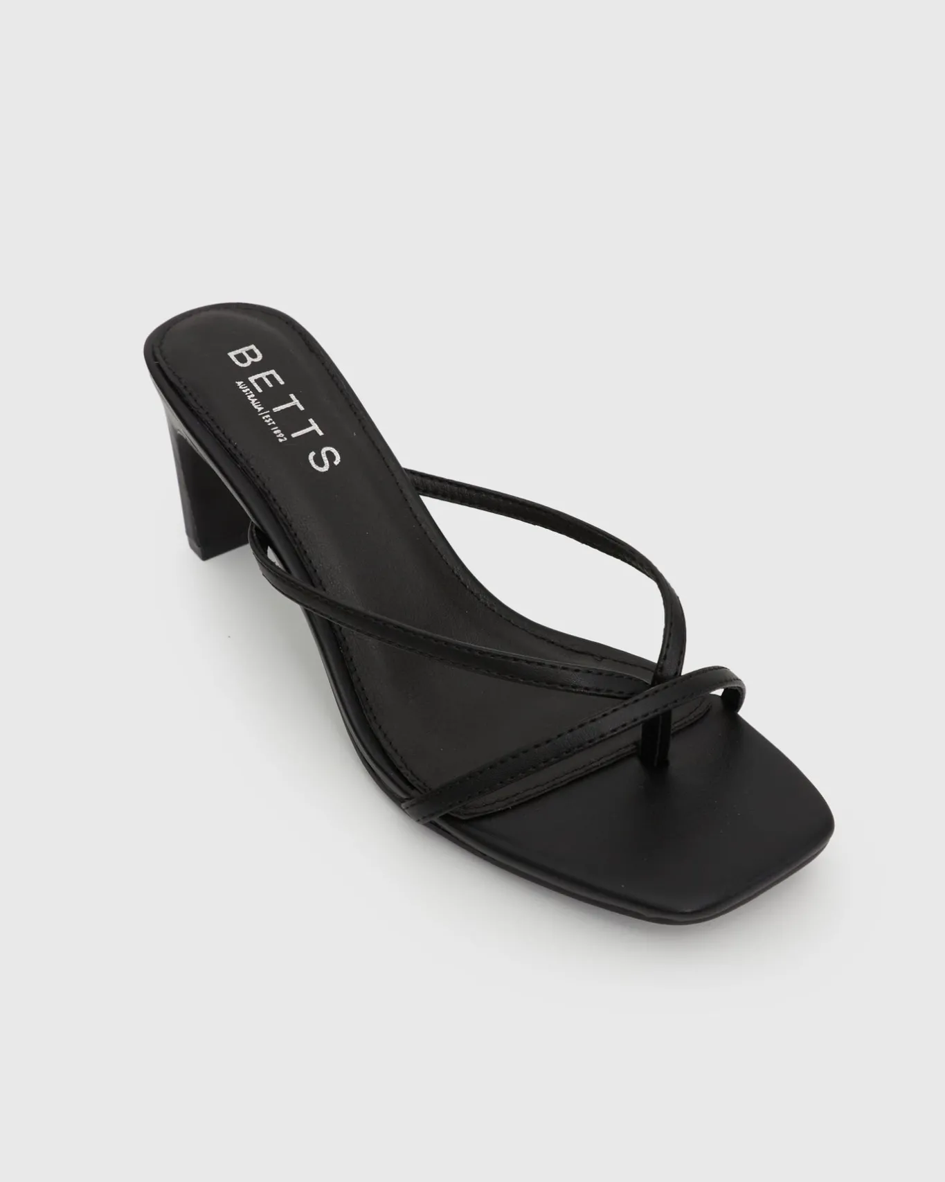 Women Betts Block|Low-Mid^GIGI Square Toe Heeled Mules