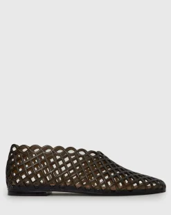 Women Betts Ballets^GREECE Jelly Mesh Ballet Flats