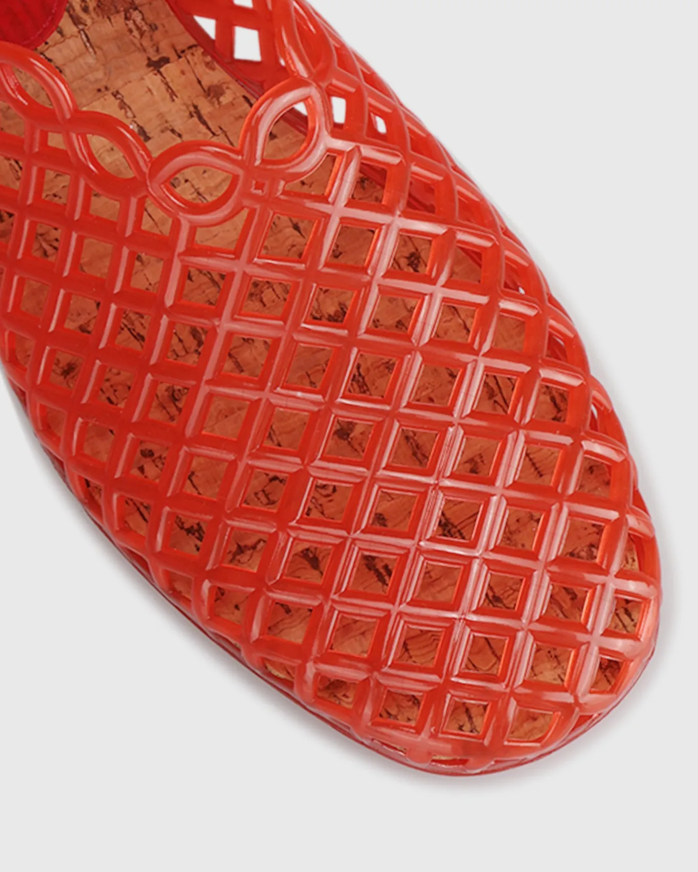 Women Betts Ballets^GREECE Jelly Mesh Ballet Flats