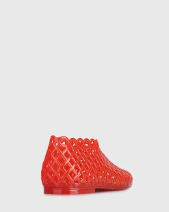 Women Betts Ballets^GREECE Jelly Mesh Ballet Flats