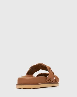 Women Betts Sandals|Flats^HAVANA Leather Braided Slides