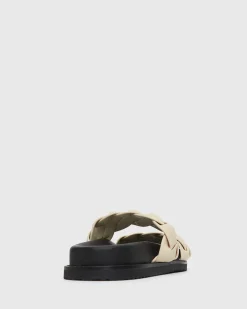 Women Betts Sandals|Flats^HAVANA Leather Braided Slides
