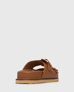 Women Betts Sandals|Flats^HUSH Leather Buckle Slides