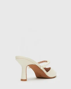 Women Betts Pumps|Bridal^JASMINE Faux Pearl-Embellished Heel Pumps