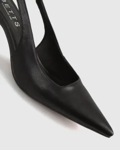 Women Betts Pumps|Low-Mid^JERRY Slingback Stiletto Heel Pumps