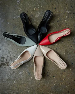 Women Betts Pumps|Bridal^JERRY Slingback Stiletto Heel Pumps