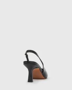 Women Betts Pumps|Low-Mid^JERRY Slingback Stiletto Heel Pumps