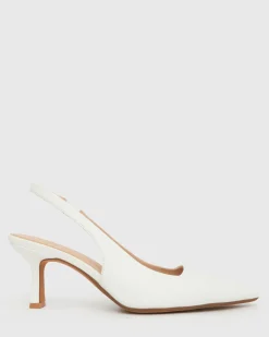 Women Betts Pumps|Bridal^JERRY Slingback Stiletto Heel Pumps