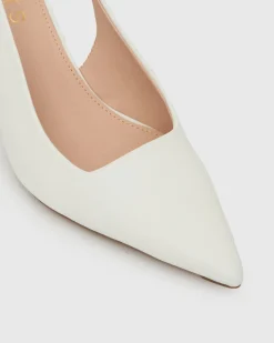 Women Betts Pumps|Bridal^JERRY Slingback Stiletto Heel Pumps