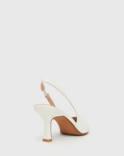 Women Betts Pumps|Bridal^JERRY Slingback Stiletto Heel Pumps