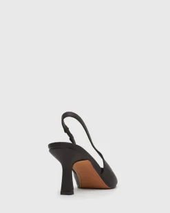 Women Betts Pumps|Low-Mid^JERRY Slingback Stiletto Heel Pumps