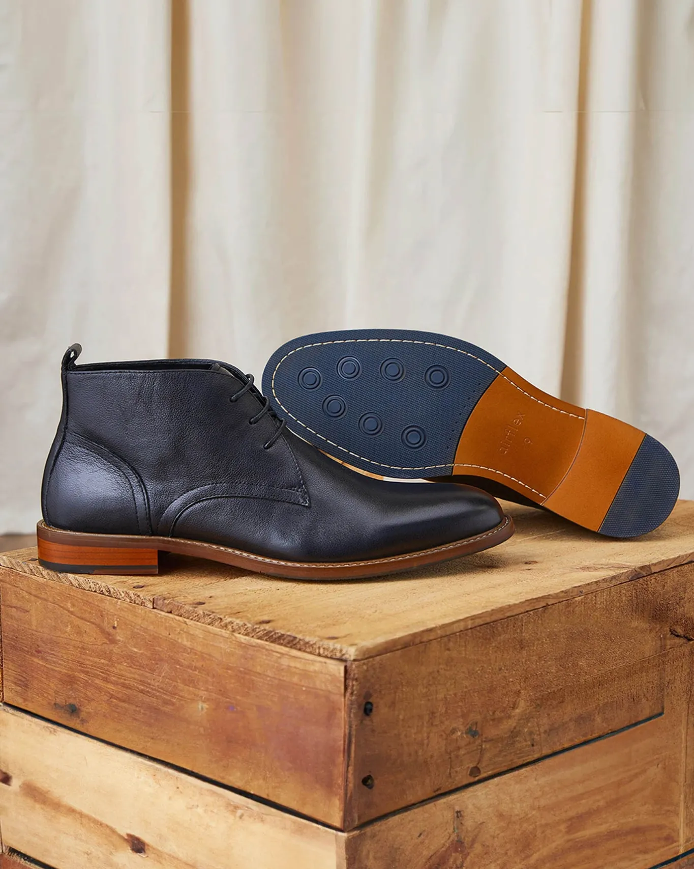 Betts Casual|Dress^JIMMY Leather Lace Up Dress Boots