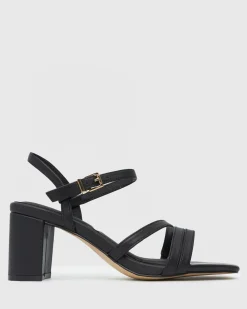 Women Betts Block|Low-Mid^LANE Leather Block Heel Sandals