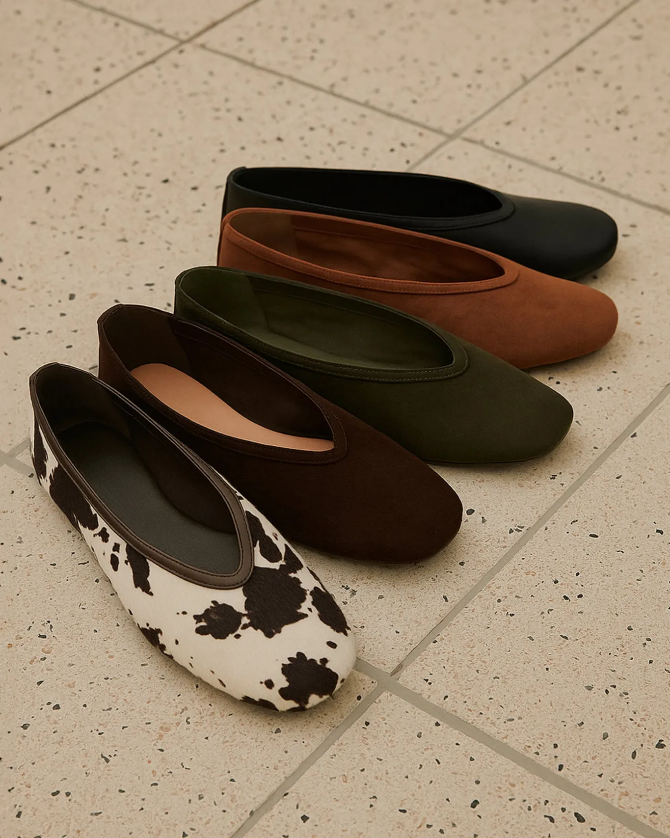 Women Betts Ballets^LENNOX Round Toe Ballet Flats
