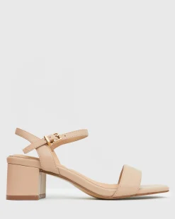 Women Betts Block|Low-Mid^LIV Block Heel Leather Sandals
