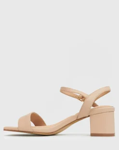 Women Betts Block|Low-Mid^LIV Block Heel Leather Sandals