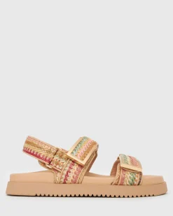 Women Betts Sandals|Flats^MAJORCA Ankle Strap Footbed Sandals