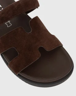 Women Betts Sandals|Flats^MARBELLA Suede Leather Footbed Sandals