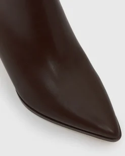 Women Betts Chocolate|Ankle Boots^MAX Pointed Toe Ankle Boots